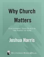 Why Church Matters_ Discovering - Joshua Harris.epub